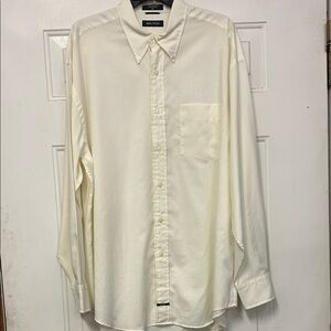 (🔥4 For $20) Nautica Men's XL Button-Down Shirt in Cream
